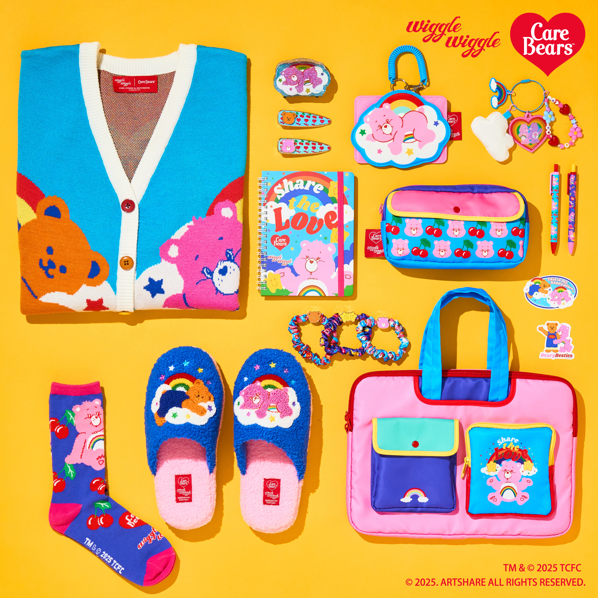 Care Bears™ と wiggle wiggle のコラボアイテムが登場！サムネイル画像